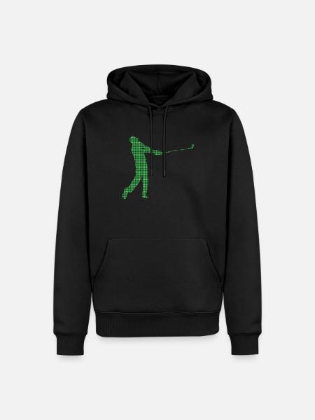 golfe - Sweat à capuche Premium bio Homme - noir