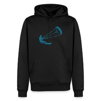 kite surfen - Männer Premium Bio Hoodie - Schwarz - Vorne - Nico (187cm)