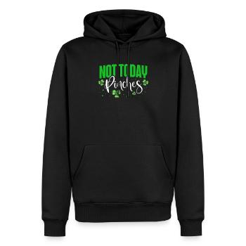 Pas aujourd’hui La fierté irlandaise pince la Saint-Patrick - Sweat à capuche Premium bio Homme - noir - Devant - Nico (187cm)