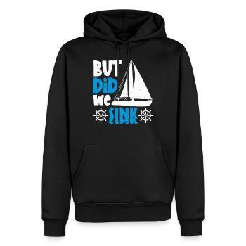 Aber Sind Wir Gesunken? - Männer Premium Bio Hoodie - Schwarz - Vorne - Nico (187cm)