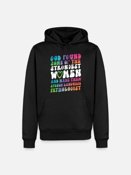 Speech Therapist Therapy Assistant - Männer Premium Bio Hoodie - Schwarz