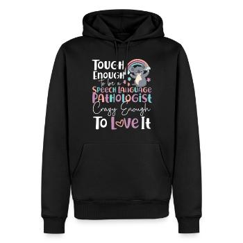 Speech Therapist Therapy Assistant - Männer Premium Bio Hoodie - Schwarz - Vorne - Nico (187cm)
