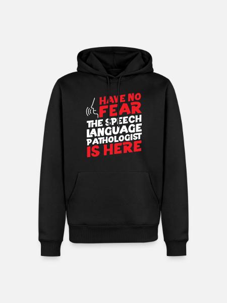 Speech Therapist Therapy Assistant - Männer Premium Bio Hoodie - Schwarz