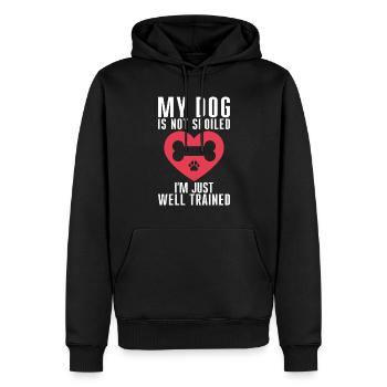 Dog Owner Gift Dog Lover - Men’s Premium Organic Hoodie - black - Front - Nico (187cm)