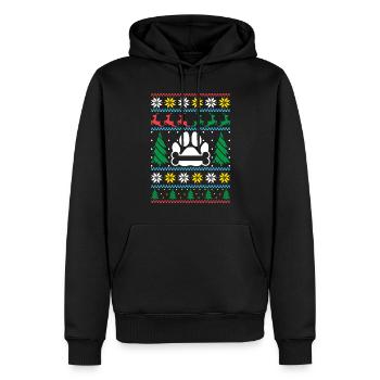 Dog Owner Gift Dog Lover - Men’s Premium Organic Hoodie - black - Front - Nico (187cm)