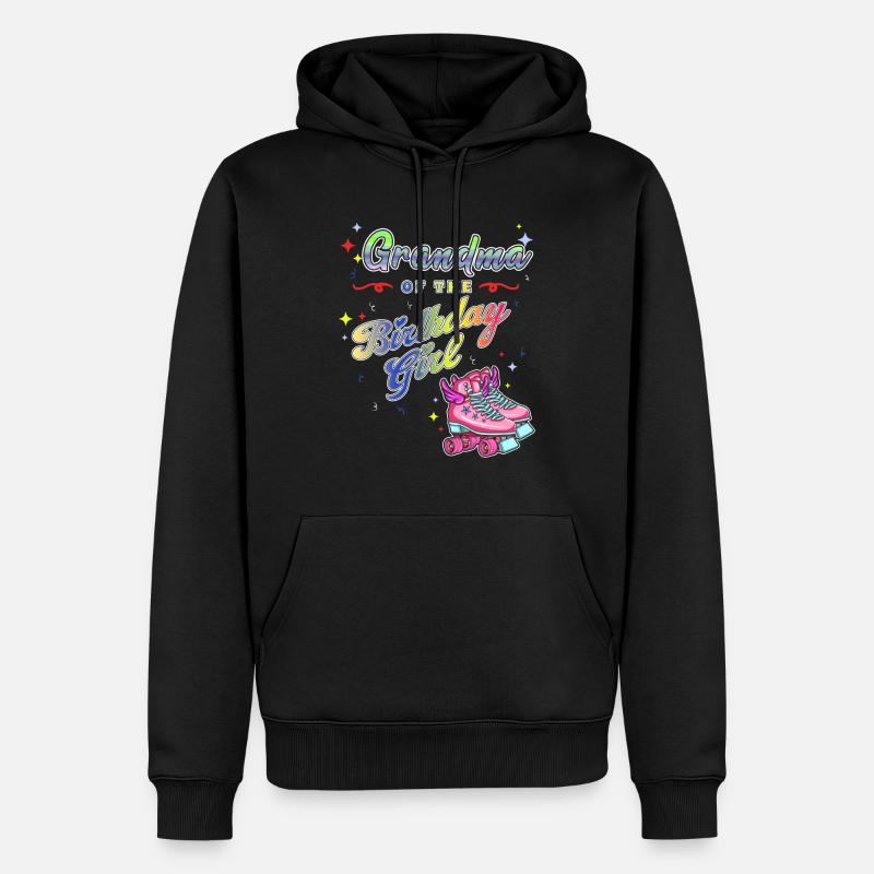 Inline Skater - Männer Premium Bio Hoodie - Schwarz