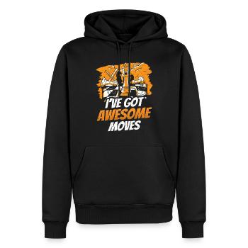 Ich Habe Fantastische Züge Schach Schachspieler - Männer Premium Bio Hoodie - Schwarz - Vorne - Nico (187cm)