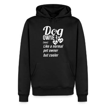 Dog Owner Gift Dog Lover - Men’s Premium Organic Hoodie - black - Front - Nico (187cm)