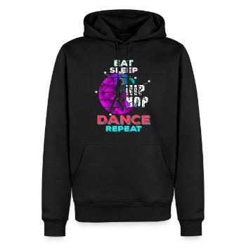 Hip Hop Dance Mädchen - Männer Premium Bio Hoodie - Schwarz - Vorne - Nico (187cm)