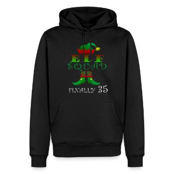 35 Elfen Geburtstags Fantasie - Männer Premium Bio Hoodie - Schwarz - Vorne - Nico (187cm)
