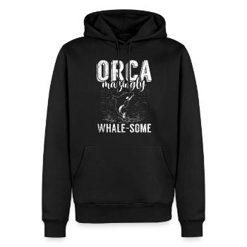 Killerwal Schwertwal Wale beobachten Orca Wal - Männer Premium Bio Hoodie - Schwarz - Vorne - Nico (187cm)