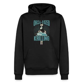 Killerwal Schwertwal Wale beobachten Orca Wal - Männer Premium Bio Hoodie - Schwarz - Vorne - Nico (187cm)