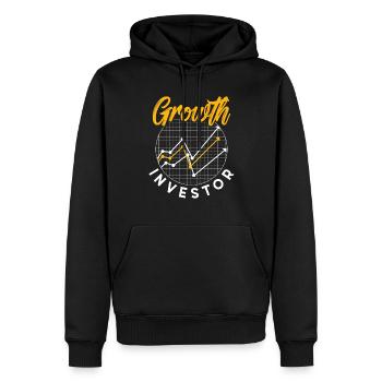 Wachstumsinvestor Growth Wachstum Anlegen Anleger - Männer Premium Bio Hoodie - Schwarz - Vorne - Nico (187cm)