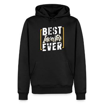 Bester Investor Aller Zeiten Anleger Investieren - Männer Premium Bio Hoodie - Schwarz - Vorne - Nico (187cm)