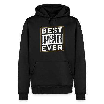 Bester Investor Aller Zeiten Investieren Anleger - Männer Premium Bio Hoodie - Schwarz - Vorne - Nico (187cm)