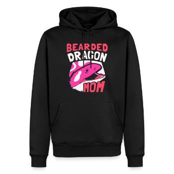 Bartagame Mama Bartagamen Bearded Dragon Tier - Männer Premium Bio Hoodie - Schwarz - Vorne - Nico (187cm)