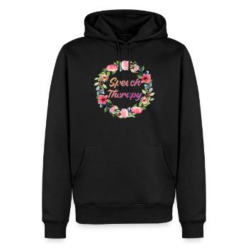 Speech Therapist Therapy Assistant - Männer Premium Bio Hoodie - Schwarz - Vorne - Nico (187cm)