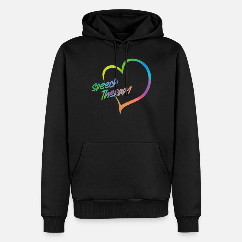 Speech Therapist Therapy Assistant - Männer Premium Bio Hoodie - Schwarz