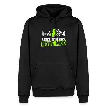 Quadfahrer VTT Quad Fahren - Sweat à capuche Premium bio Homme - noir - Devant - Nico (187cm)