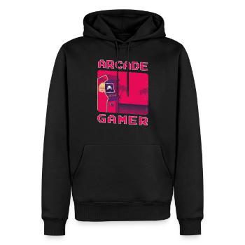 Enkel Opa Enkelkind Vintage papa - Männer Premium Bio Hoodie - Schwarz - Vorne - Nico (187cm)