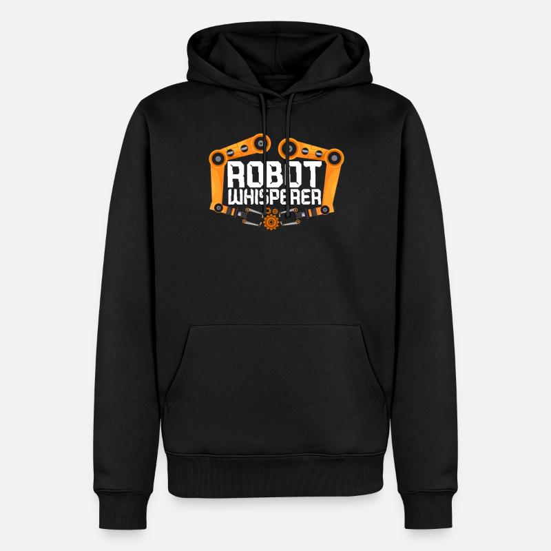 Robot Robotics Engineer Robot - Men’s Premium Organic Hoodie - black