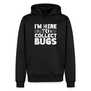 Insekt - Männer Premium Bio Hoodie - Schwarz - Vorne - Nico (187cm)