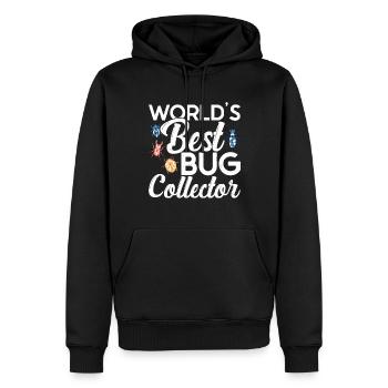 Insekt - Männer Premium Bio Hoodie - Schwarz - Vorne - Nico (187cm)