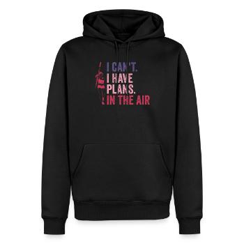 Stabhochspringen Mädchen - Sweat à capuche Premium bio Homme - noir - Devant - Nico (187cm)