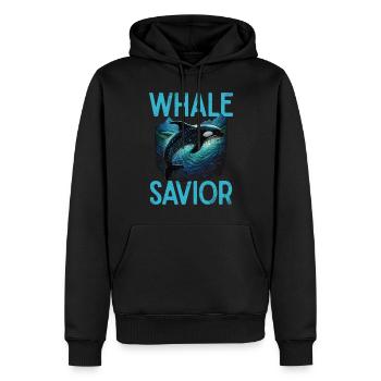 Killer whale killer whale watching Orca whale watching - Men’s Premium Organic Hoodie - black - Front - Nico (187cm)