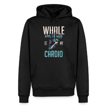 Killer whale killer whale watching Orca whale watching - Men’s Premium Organic Hoodie - black - Front - Nico (187cm)