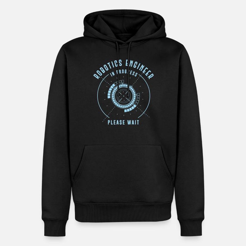 Robot Robotics Engineer Robotics - Men’s Premium Organic Hoodie - black