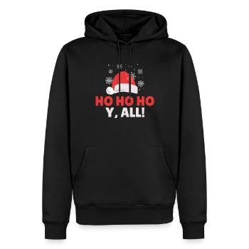 Lama Geschenk Lama Liebhaber Geschenk - Männer Premium Bio Hoodie - Schwarz - Vorne - Nico (187cm)