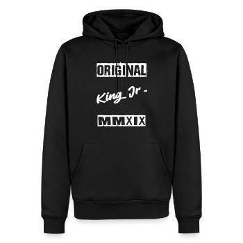 Original King Jr Offspring Baby Pregnancy - Sweat à capuche Premium bio Homme - noir - Devant - Nico (187cm)