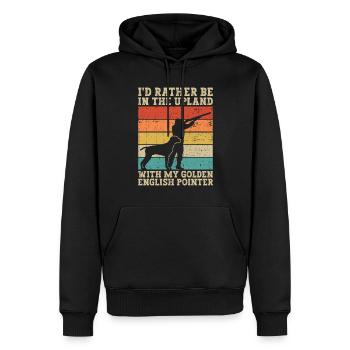 Wachteljagd Vogeljagd Wachtel - Männer Premium Bio Hoodie - Schwarz - Vorne - Nico (187cm)