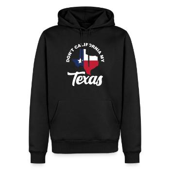 Kalifornien Texas Texaner Texanisch Stolz Sprüche - Männer Premium Bio Hoodie - Schwarz - Vorne - Nico (187cm)