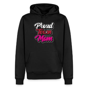 Fière mère texane Texas Texas Texan - Sweat à capuche Premium bio Homme - noir - Devant - Nico (187cm)