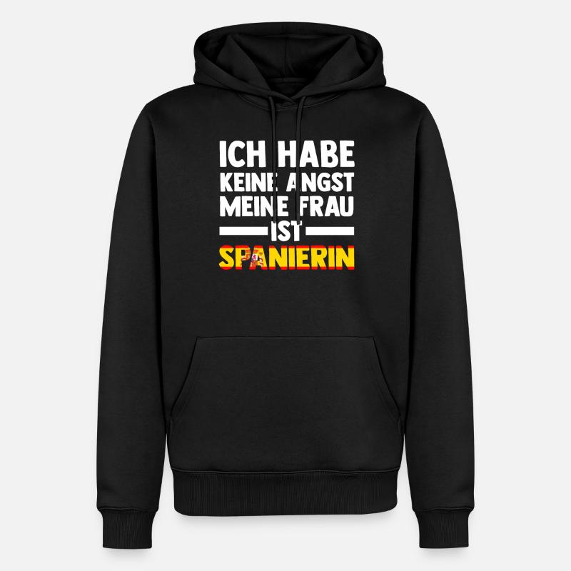 Spanisch Spanier Spanien - Männer Premium Bio Hoodie - Schwarz