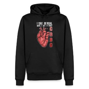 Herzchirurgie Herz Operation Heart OP Survivor - Sweat à capuche Premium bio Homme - noir - Devant - Nico (187cm)