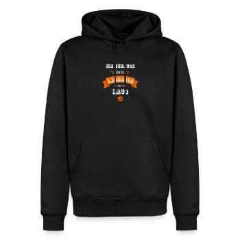 Ein Zuhause ohne Labrador ist nur ein Haus - Männer Premium Bio Hoodie - Schwarz - Vorne - Nico (187cm)