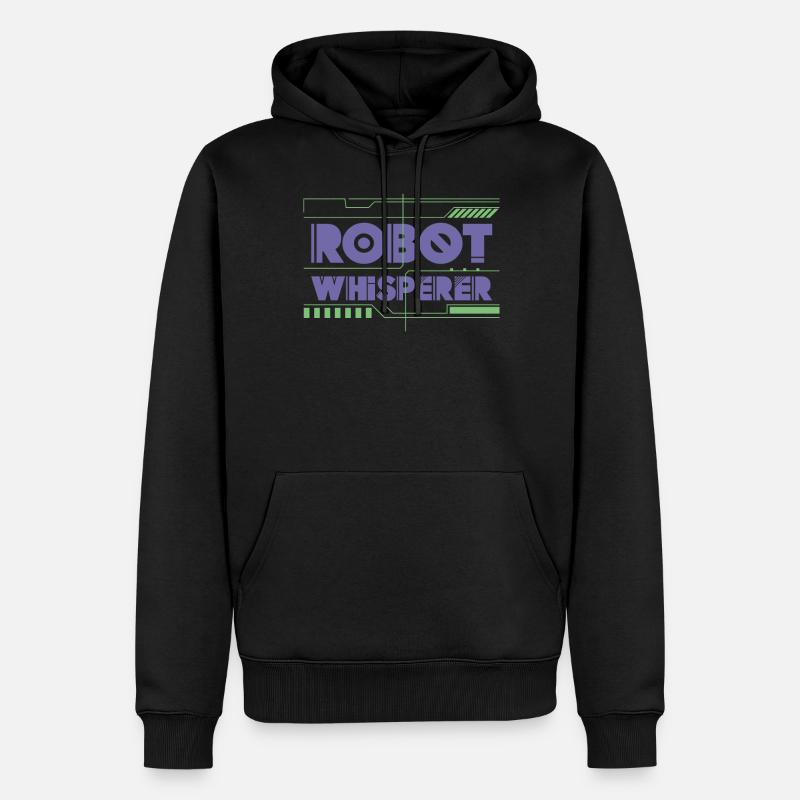 Robot Robotics Engineer Robot - Men’s Premium Organic Hoodie - black