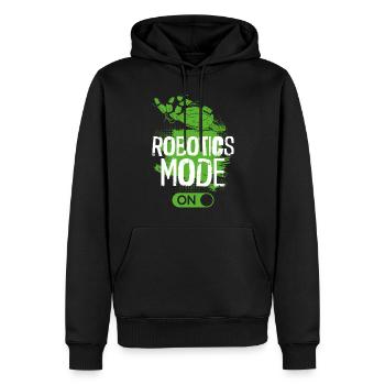 Robot Robotique Ingénieur Robotique Robotique - Sweat à capuche Premium bio Homme - noir - Devant - Nico (187cm)