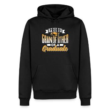 Stolzer Großvater Eines Absolventen Absolvent - Männer Premium Bio Hoodie - Schwarz - Vorne - Nico (187cm)