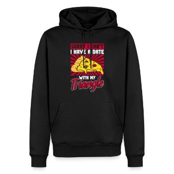 Pizza Pizzabäcker Hobby Pizzabäcker - Männer Premium Bio Hoodie - Schwarz - Vorne - Nico (187cm)