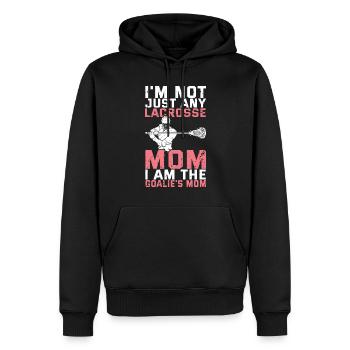 Lacrosse Torwart Lacrosse Spieler - Männer Premium Bio Hoodie - Schwarz - Vorne - Nico (187cm)