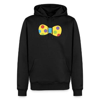 Clown Kostüm Karneval Fasching - Männer Premium Bio Hoodie - Schwarz - Vorne - Nico (187cm)