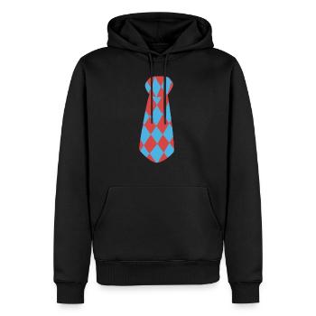 Clown Kostüm Karneval Fasching - Männer Premium Bio Hoodie - Schwarz - Vorne - Nico (187cm)
