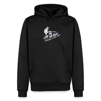 Jet Ski Legende 1993 Geburtstag - Männer Premium Bio Hoodie - Schwarz - Vorne - Nico (187cm)