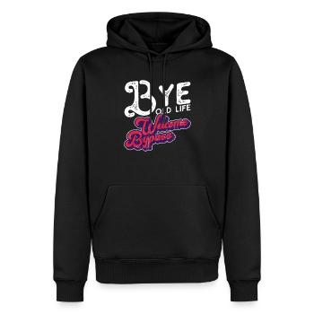Magenbypass Chirurgie Bariatrische Chirurgie - Männer Premium Bio Hoodie - Schwarz - Vorne - Nico (187cm)