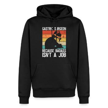 Magenchirurg Und Adipositaschirurgie - Männer Premium Bio Hoodie - Schwarz - Vorne - Nico (187cm)