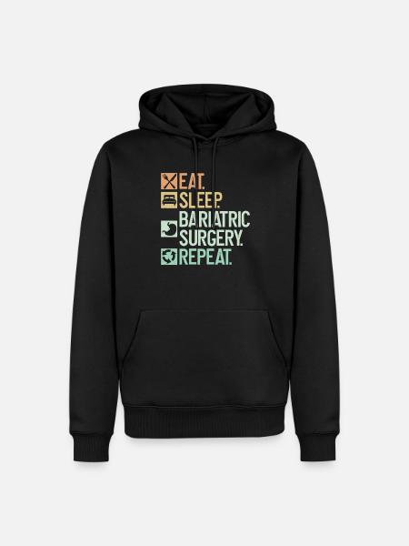 Magenchirurg - Männer Premium Bio Hoodie - Schwarz